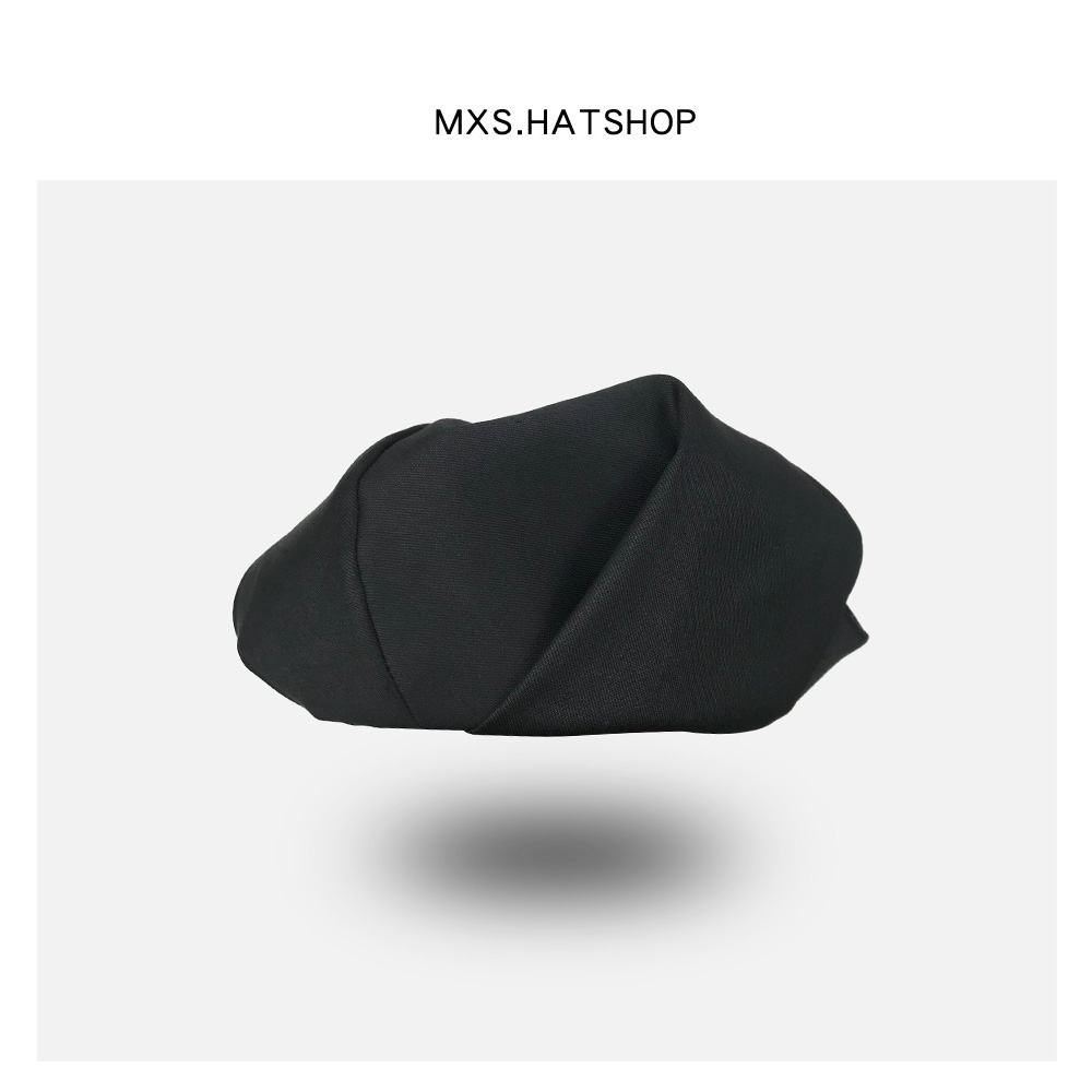 Street Fashion Co - Beret w stylu retro dark, modna