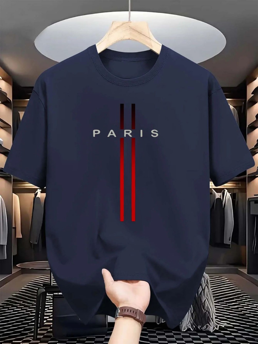 Street Fashion Paris - Koszulka Paris Letter 3D print sportowa