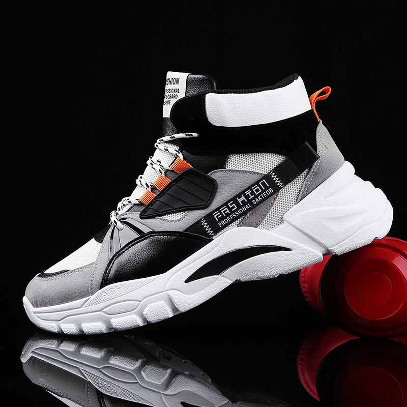 Street Fashion In Vietnam - Hightop letnie męskie buty sportowe męskie
