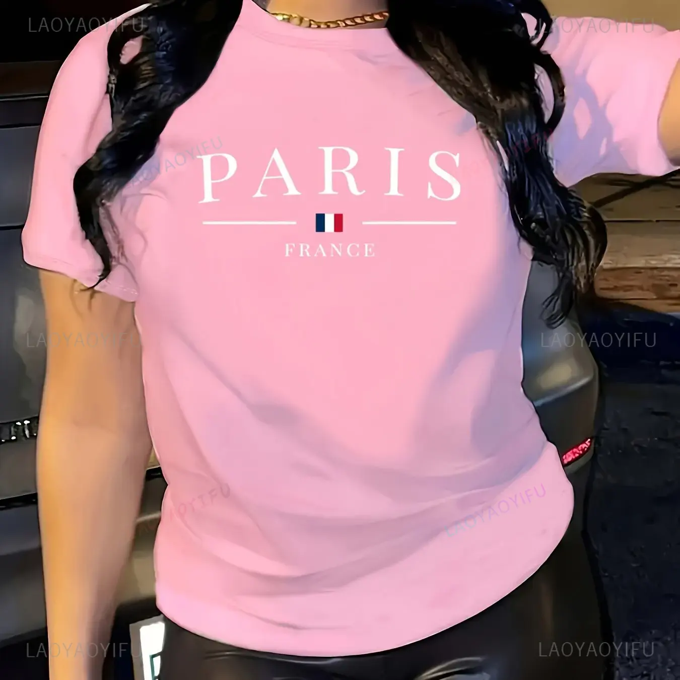 Street Fashion Paris - Unisex Koszulka z krótkim rękawem i