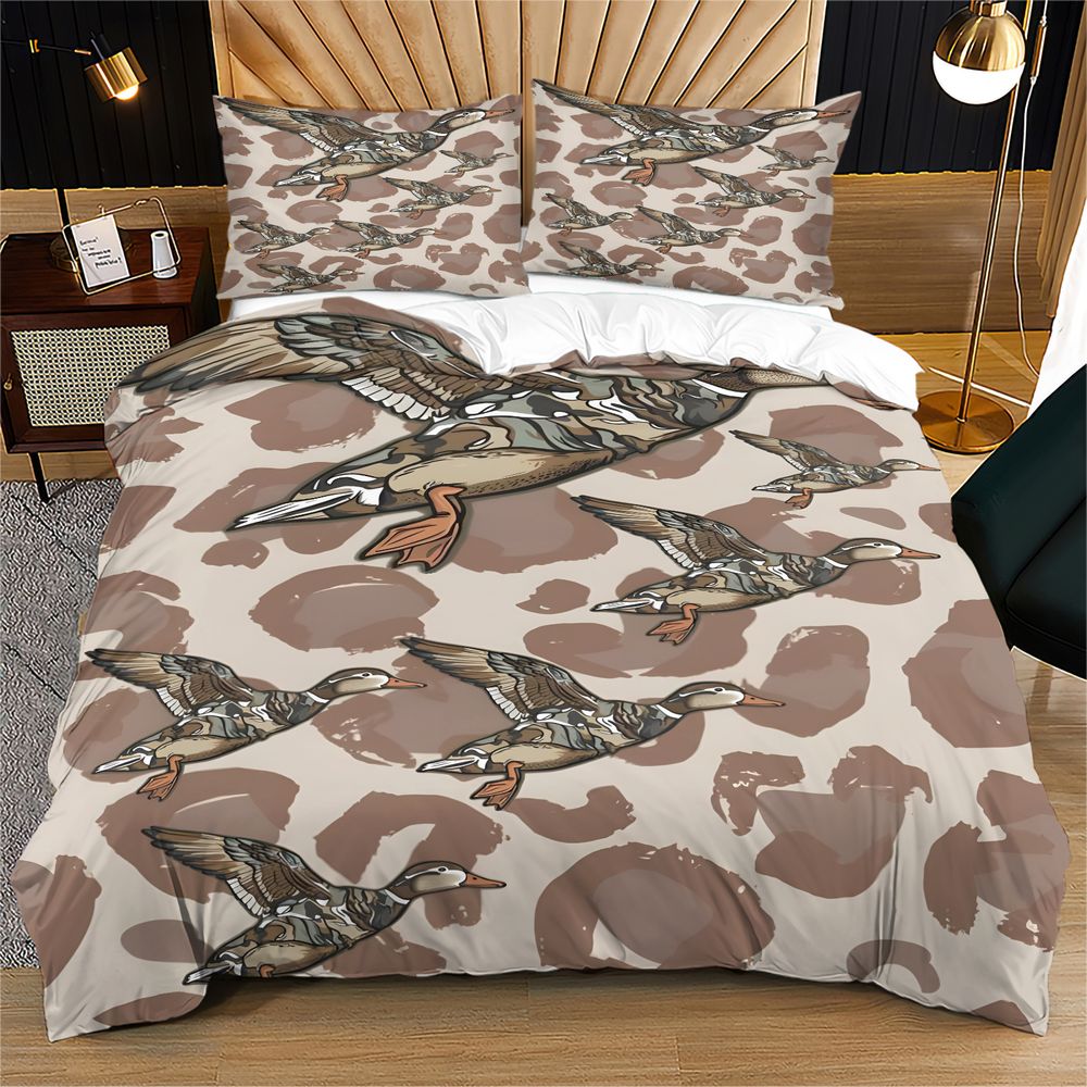 Camo Pattern Set - Zestaw Poszewek na Kołdrę z Motywem
