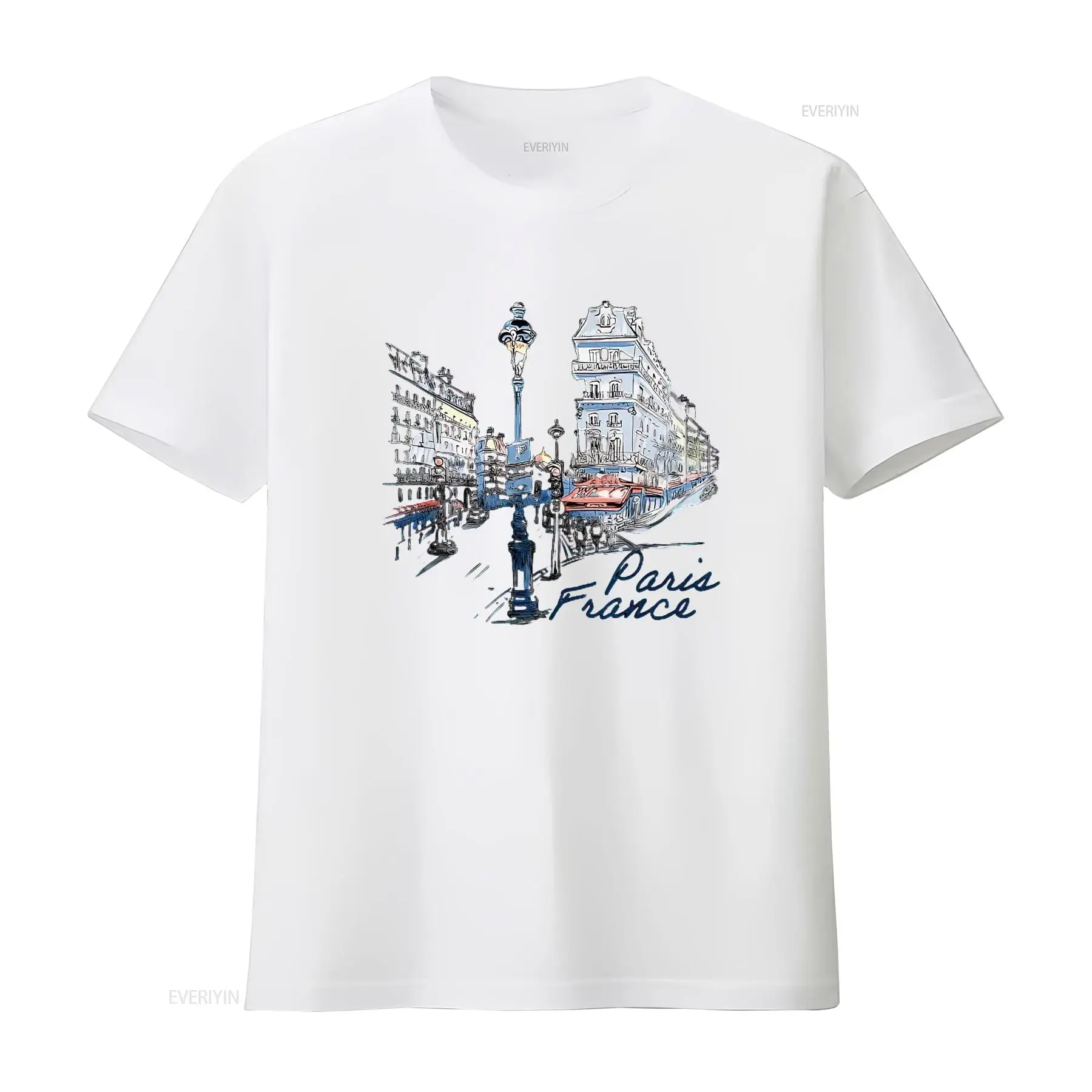 Koszulka pamiątkowa z Paryża,  – Street Fashion Paris recenzja i cena