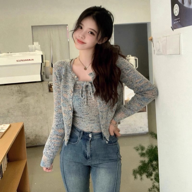 Knitted Sets Women Autumn Spic – Street Fashion Korean Girl recenzja i cena