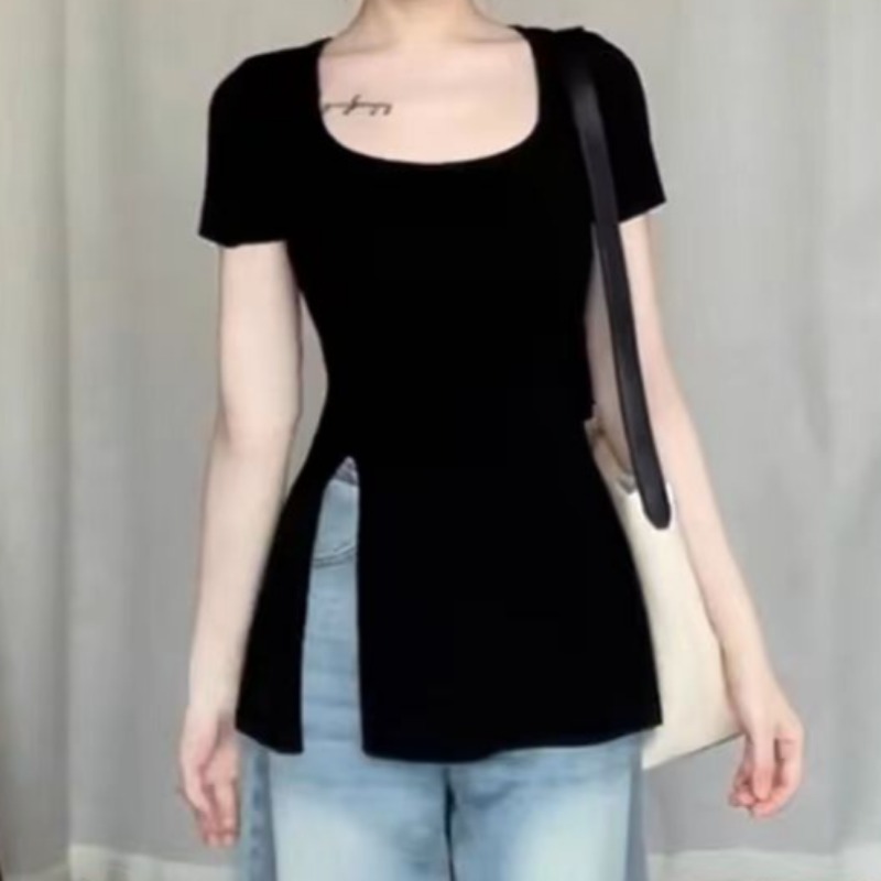 Letnie koszulki damskie z rozc – Street Fashion Korean Girl recenzja i cena