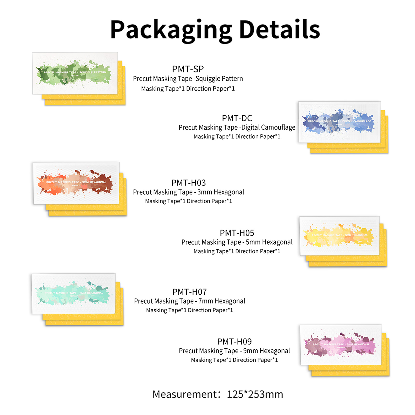 DSPIAE Precut Masking Tape PMT – Camo Pattern Set recenzja i cena
