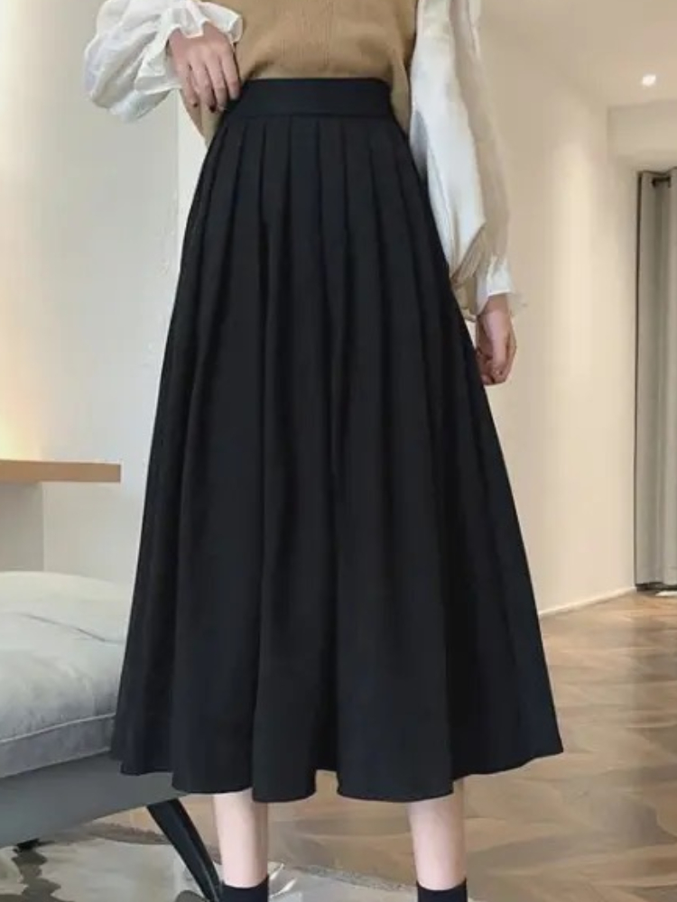 Damska plisowana spódnica w st – Street Fashion Korean Girl recenzja i cena