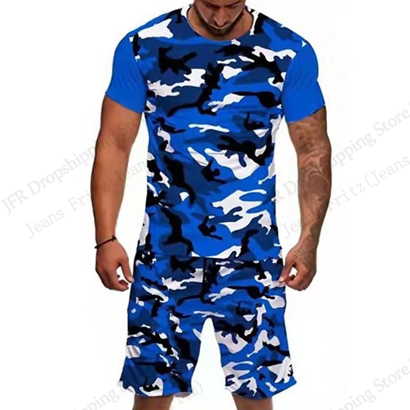 Męski Zestaw Koszulka T-shirt  – Camo Pattern Set recenzja i cena