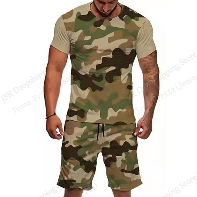 Męski Zestaw Koszulka T-shirt  – Camo Pattern Set recenzja i cena