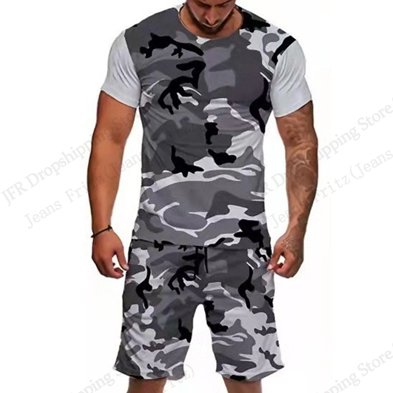 Męski Zestaw Koszulka T-shirt  – Camo Pattern Set recenzja i cena
