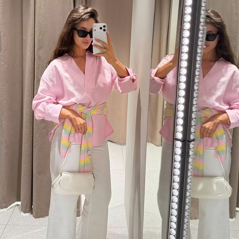 Jesienne Nowe Damskie Koszule  – Street Fashion Youth recenzja i cena