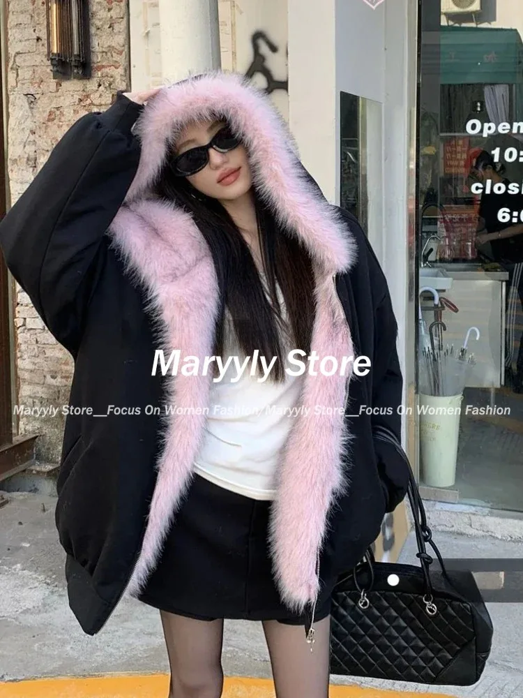 American Vintage damski futrza – Street Fashion Korean Girl recenzja i cena