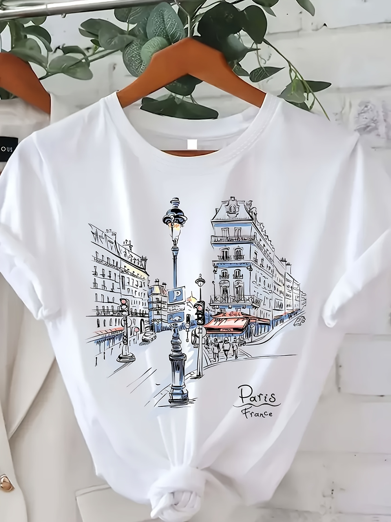 Damska koszulka z nadrukiem ul – Street Fashion Paris recenzja i cena