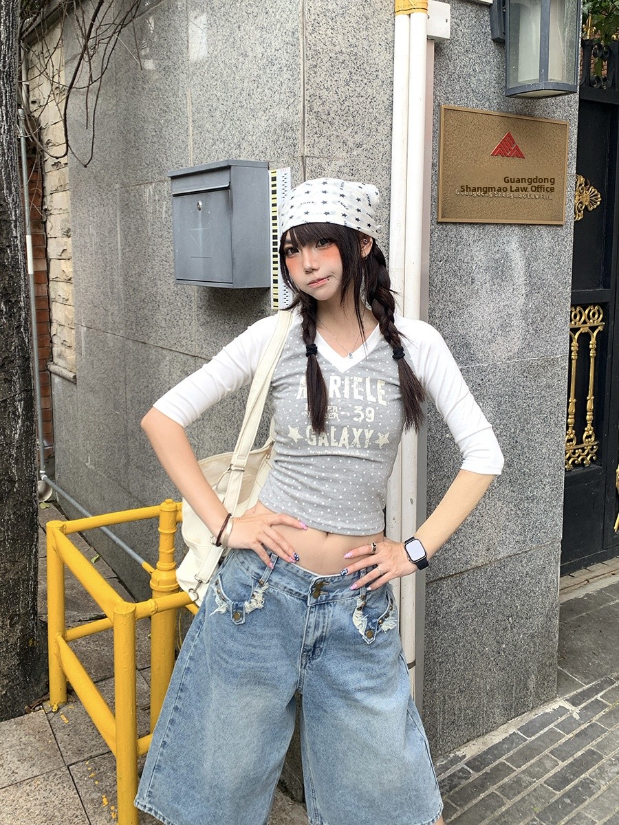 Letnia bluzka damska w kropki  – Street Fashion Korean Girl recenzja i cena