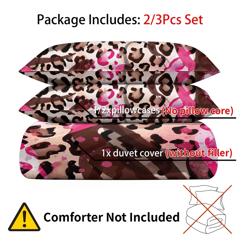 Różowy Zestaw Poszewek na Kołd – Camo Pattern Set recenzja i cena